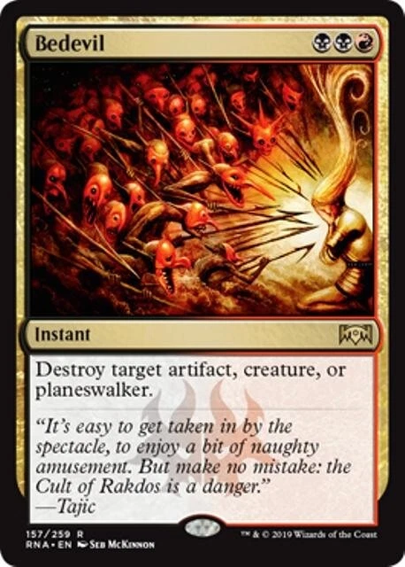 MTG - BEDEVIL - Ravnica Allegiance (R) - Image 1 of 1