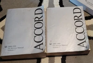 HONDA ACCORD 2008-10 V6 SERVICE MANUALS VOLS 1&2 - Picture 1 of 3