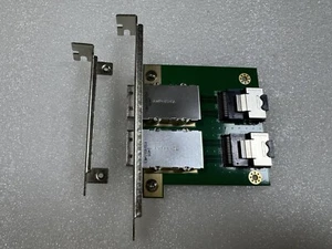 New 2-port Internal SFF-8087 to External 8088 PCI mini SAS 26P Adapter SAS RAID - Picture 1 of 8