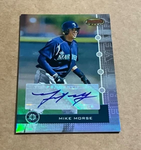 2005 Bowman’s Best 125 Mike Morse Autograph Rookie /974 Seattle Mariners - Picture 1 of 2