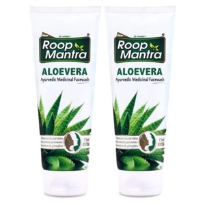 Jabón facial herbal de aloe vera Roop Mantra para hombres y mujeres, 115 ml (paquete de 2) - Imagen 1 de 5