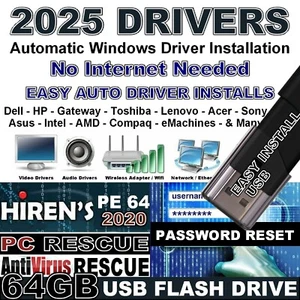 Ultimate Driver Solution Automatic Repair USB Win 11 10, 8.1, 8, 7, Vista - Picture 1 of 2
