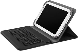 Belkin F5L154edBLK Clavier sans fil pour Samsung Galaxy Azerty avec étui intégré - Picture 1 of 5