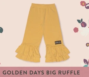 Matilda Jane size 8 Golden Day Ruffles Gold Pants Wonderment Fall 2020 - Picture 1 of 1