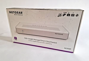 Netgear GC510P – 8-Port Gigabit Ethernet PoE+ Smart Cloud Switch mit 2x SFP - Afbeelding 1 van 1