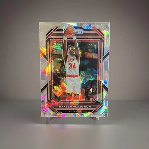 Hakeem Olajuwon 2022-23 Panini Prizm Ice Prizm #290 HOF - Picture 1 of 2