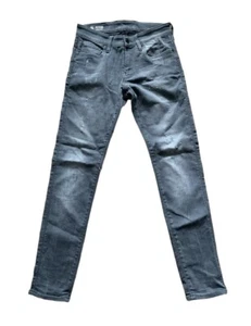 Pantalones de mezclilla G-Star Revend Super para hombre gris ajustados elásticos W30 L29 cremallera mosca - Imagen 1 de 11