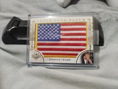 2016 DECISION DONALD TRUMP SUPER FLAG PATCH  - Image 1 of 4
