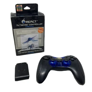 REACT GAMER Tilt Sense PS2 Wireless Motion Controller Racing Flying PlayStation - Picture 1 of 7