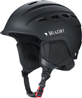 VELAZZIO Valiant Ski Helmet, Snowboard Helmet - Adjustable Venting, Goggles and 