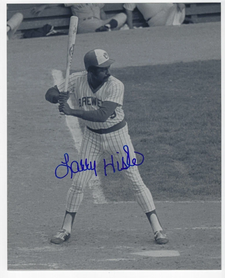 Foto autógrafa 8x10 firmada por Larry Hisle Milwaukee Brewers Foto 1 de 1