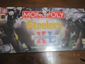 Monopoly Pittsburgh Steelers Super Bowl XL Champions Edition 2006 Sealed New - Picture 1 of 3