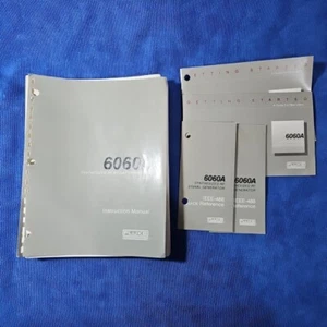 Fluke 6060A Synthesized RF Signal Generator Instruction Manual, Plus Guides 1985 - Picture 1 of 7