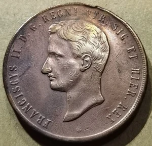 ITALIE / ITALY - NAPLES & des 2 Siciles - FRANCISCO II 10 Tornesi Dieci - 1859 - Imagen 1 de 2
