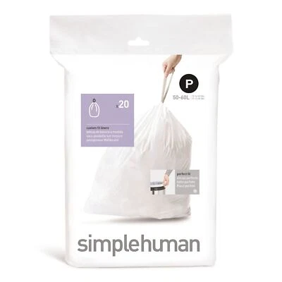 Simplehuman Müllbeutel Code P 20 Stück - Bild 1 von 2