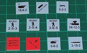 Starship Troopers expansion 1, Avalon Hill, 68 counters + scenarios + articles. - Picture 1 of 6