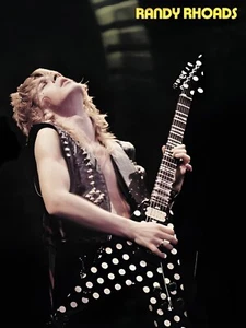 Póster fotográfico Randy Rhoads Ozzy Osbourne fotografía de metal neoclásico pesado - Imagen 1 de 1