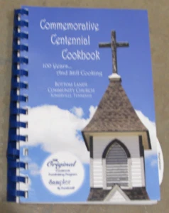 1996 Bottom Lands Community Church Somerville, TN libro de cocina centenario Tennessee - Imagen 1 de 1