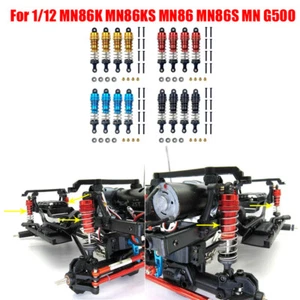 Metal 1/12 RC Car Upgrade Shock Absorbers Tie Rod Set For MN86K MN86KS MN86 G500 - Picture 1 of 14