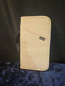 LL Bean Zip Around Wallet Travel Organizer Card Pouch Pockets@Z - Picture 1 of 9