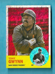 TONY GWYNN 2022 TOPPS ARCHIVES #22 DESIGN VARIATION RED HOT FOIL /50 MADE - Picture 1 of 2