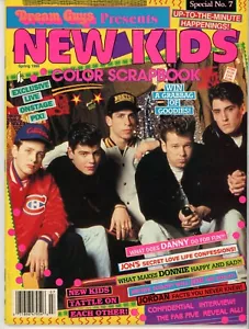 NEW KIDS ON THE BLOCK Magazine - Summer 1990 color scrapbook - Picture 1 of 9