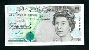 Bank of England (P382a) 5 Pounds 1990  Gill A80 - Picture 1 of 2