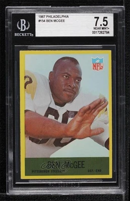 1967 Philadelphia Ben McGee #154 BGS 7.5 - Image 1 of 2