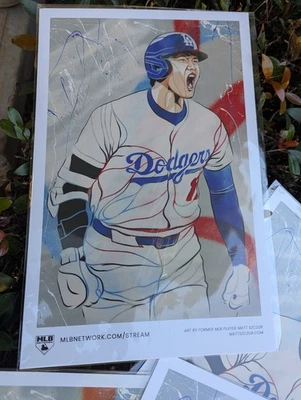 7 Huge LA Dodgets SHOHEI OHTANI MLB MVP 2025 & World Series Champion Art Prints  - Image 1 of 4