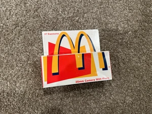 Vintage McDonald’s Kleinbildkamera mit Blitz Sammlerstück Einweg 27 Belichtungen - Bild 1 von 4