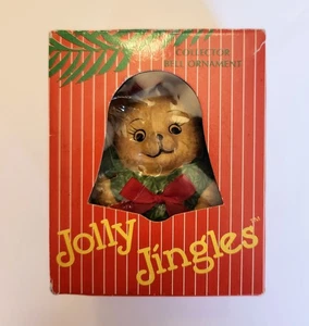 Vintage Jolly Jingles Coleccionista Campana Adorno Pintado a Mano Porcelana Bisque con Caja - Imagen 1 de 10