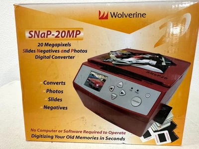 Wolverine SNaP-20MP Digital Converter For Photos Slides Negatives VGC - Image 1 of 4