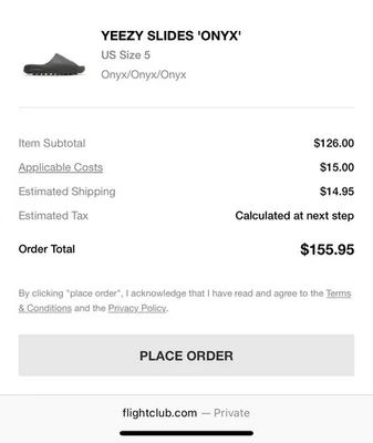 Yeezy Slide Onyx para hombre talla 5 Foto 1 de 4