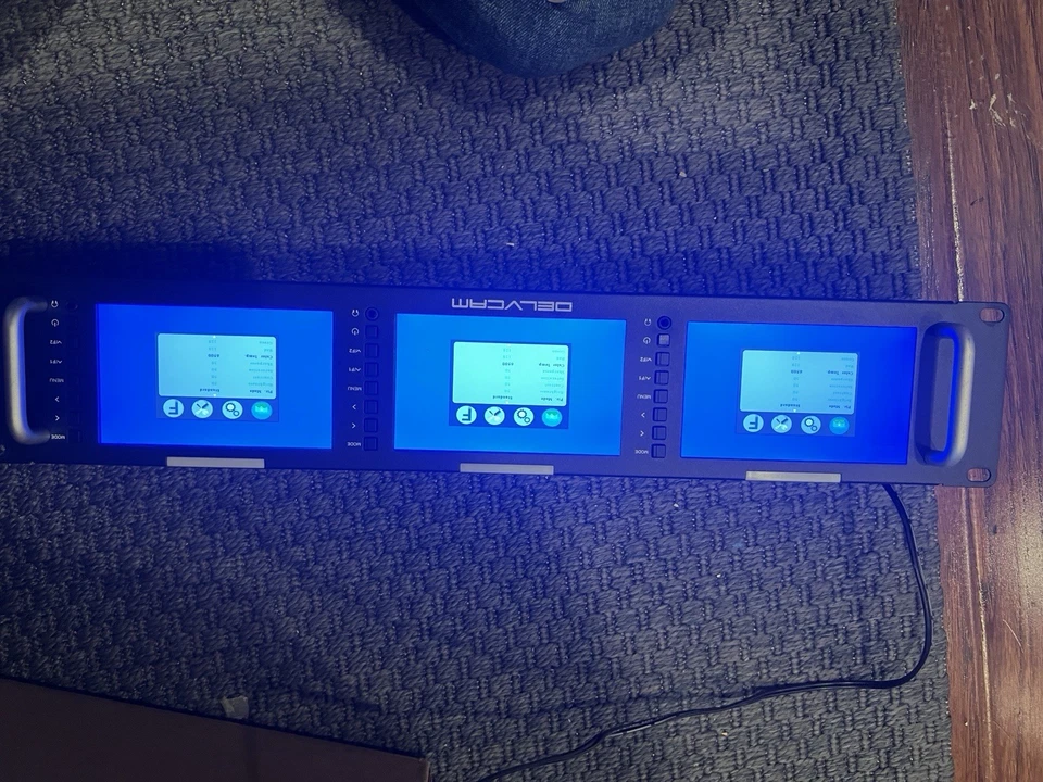 Marshall Electronics  MLYNX-503- Triple 5” Rackmountable Monitor with HDMI, 3G-S - Image 1 of 4