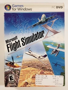 Microsoft Flight Simulator X (PC DVD ROM, 2006, 2-Disc) Complete Manual & CD Key - Picture 1 of 6