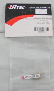 Hitec 75Mhz FM Single Conversion Receiver Crystal Channel 79 HRC6687579 75.770 - Picture 1 of 1
