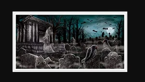 amscan Friedhof Kunststoff Banner - Bild 1 von 1