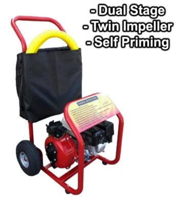 FIRE PUMP, Cart Kit, & Hose - 4500 GPH - 152 PSI - Multiport - 6 HP Honda - Image 1 of 3