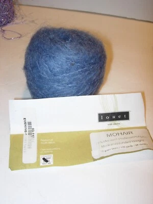 LAVANDA MOHAIR LOUET TEJIDO HILO DE DISEÑO TEJIDO FIBRA ARTE BORLA 30G Foto 1 de 3