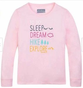 Eddie Bauer Girl's  Pajama Shirt  Pink Size Medium (10-12) NWOT - Picture 1 of 1