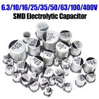 0.22µF-1000µF 6.3/10/16/25/35/50/63/100/400V SMD Aluminum Electrolytic Capacitor