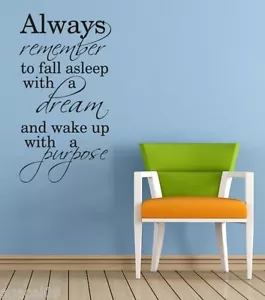 ALWAYS ART WALL CITAZIONE VINILE DECORAZIONE STICKER DECALCOMANIA MURALE MOTIVAZIONALE GRAFICA DETTO - Foto 1 di 3