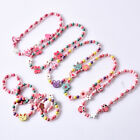 1sets Wooden beaded cartoon animal necklace girl party supply gift>