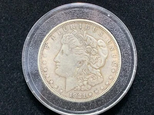 1921 D MORGAN SILVER DOLLAR - Picture 1 of 2
