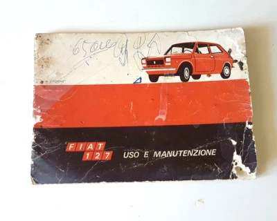 Libretto Manuale uso e manutenzione FIAT 127 USATO ORIGINALE D'EPOCA Handbook - Immagine 1 di 4