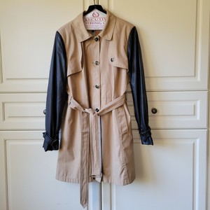 black rivet raincoat