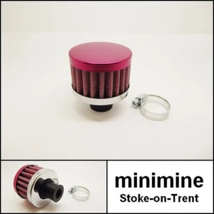 Classic Mini Universal RED / PINK Crankcase Breather 13mm 1275 998 austin morris - Picture 1 of 1