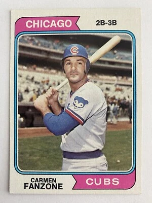 1974 Topps Baseball #484 Carmen Fanzone - Image 1 of 2