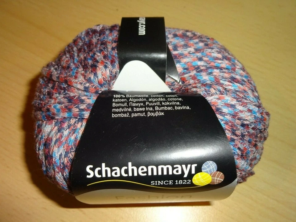 90 €/1 kg Arizona 82 blau rot meliert Schachenmayr Wolle Strickgarn - Bild 1 von 1