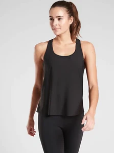 Top di supporto Athleta Ultimate 2 in 1 nero nuovo con etichette taglia Medium M #531149 - Foto 1 di 2
